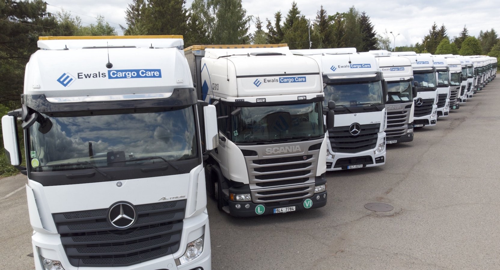 Vyjíždíme - Ewals Cargo Care Trucking